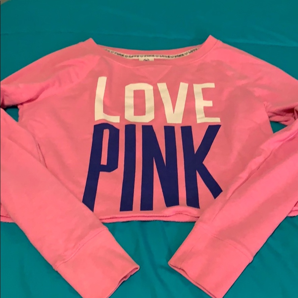 Victoria’s Secret PINK crop style long-sleeve top
